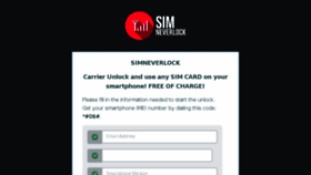 What Simneverlock.com website looked like in 2018 (5 years ago)