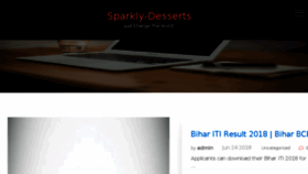 What Sparkly-desserts.com website looked like in 2018 (5 years ago)