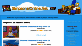 What Simpsonaionline.net website looked like in 2018 (5 years ago)