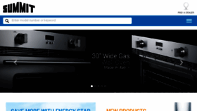 What Summitappliances.com website looked like in 2018 (5 years ago)
