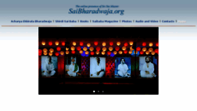 What Saibharadwaja.org website looked like in 2018 (5 years ago)