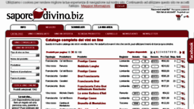 What Saporedivino.biz website looked like in 2018 (5 years ago)
