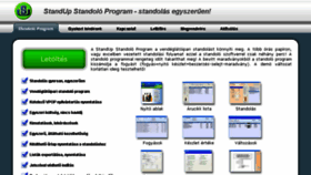 What Standolas.hu website looked like in 2018 (5 years ago)