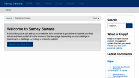 What Samaysawara.in website looked like in 2018 (5 years ago)