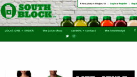 What Southblockjuice.com website looked like in 2018 (5 years ago)