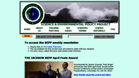 What Sepp.org website looked like in 2018 (5 years ago)