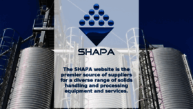What Shapa.co.uk website looked like in 2018 (7 years ago)