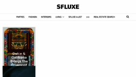 What Sfluxe.com website looked like in 2018 (5 years ago)