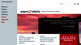 What Steria.co.uk website looked like in 2018 (5 years ago)