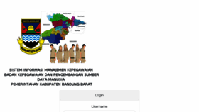What Simpeg.bandungbaratkab.go.id website looked like in 2018 (5 years ago)
