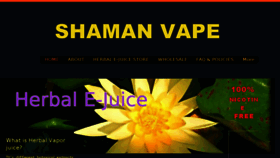 What Shamanvape.com website looked like in 2018 (5 years ago)