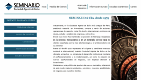 What Seminariosab.com.pe website looked like in 2018 (5 years ago)