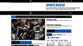 What Sportsrooter.com website looked like in 2018 (5 years ago)