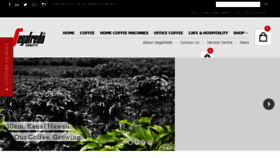 What Segafredo.co.nz website looked like in 2018 (5 years ago)