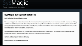 What Sysmagic.com website looked like in 2018 (5 years ago)
