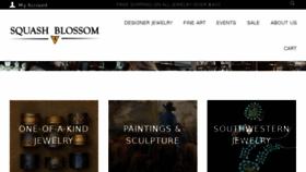 What Squashblossom.com website looked like in 2018 (5 years ago)