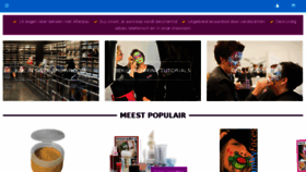 What Schminkspecialist.nl website looked like in 2018 (5 years ago)