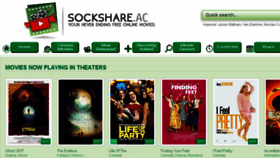 What Sockshare.ac website looked like in 2018 (5 years ago)
