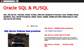 What Sql-plsql.blogspot.com website looked like in 2018 (5 years ago)