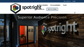 What Spotright.com website looked like in 2018 (5 years ago)