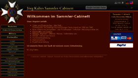 What Sammler-cabinett.de website looked like in 2018 (5 years ago)