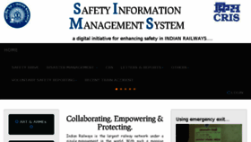What Safety.indianrail.gov.in website looked like in 2018 (5 years ago)