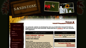 What Sandstonehoa.com website looked like in 2018 (5 years ago)