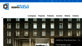 What Sistemamasa.com website looked like in 2018 (5 years ago)