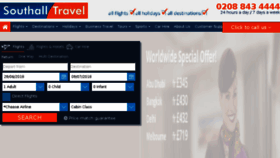 What Southalltravel.com website looked like in 2018 (5 years ago)