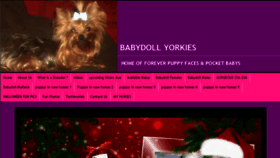 What Sheilasbabydollyorkies.com website looked like in 2018 (5 years ago)