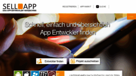 What Sellapp.de website looked like in 2018 (5 years ago)