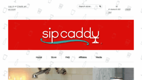 What Sipcaddy.com website looked like in 2018 (5 years ago)