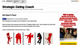 What Strategicdatingcoach.com website looked like in 2018 (5 years ago)