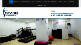 What Sparcphysio.in website looked like in 2018 (5 years ago)