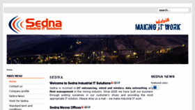 What Sedna-iit.co.za website looked like in 2018 (5 years ago)