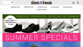 What Shoes4friends.de website looked like in 2018 (5 years ago)
