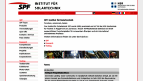What Solarenergy.ch website looked like in 2018 (5 years ago)