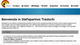 What Stepaparinos.com website looked like in 2018 (5 years ago)