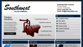 What Southwestfilter.com website looked like in 2018 (7 years ago)