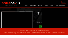 What Salesnexus.com website looked like in 2018 (5 years ago)