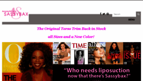 What Sassybax.com website looked like in 2018 (7 years ago)
