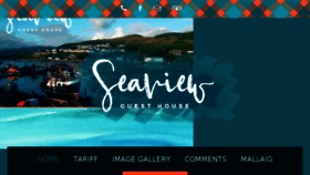 What Seaviewguesthousemallaig.com website looked like in 2018 (5 years ago)