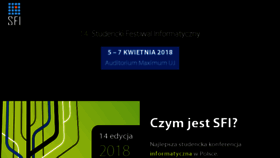 What Sfi.org.pl website looked like in 2018 (5 years ago)
