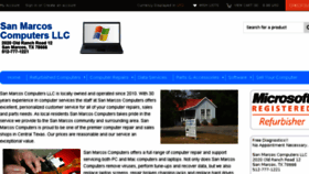 What Sanmarcoscomputers.com website looked like in 2018 (5 years ago)
