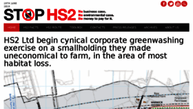 What Stophs2.org website looked like in 2018 (5 years ago)