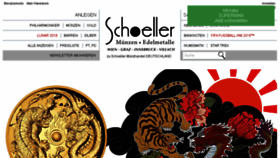 What Schoeller-muenzhandel.com website looked like in 2018 (5 years ago)
