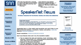 What Speakernetnews.com website looked like in 2018 (5 years ago)