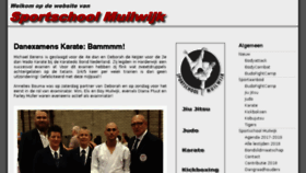 What Sportschoolmuilwijk.nl website looked like in 2018 (5 years ago)