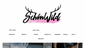 What Schoenwild.de website looked like in 2018 (5 years ago)