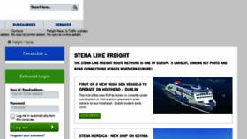 What Stenalinefreight.com website looked like in 2018 (5 years ago)